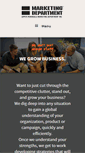 Mobile Screenshot of marketingdepartmentinc.com
